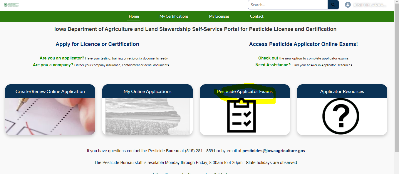 Online Private Exam Instructions
